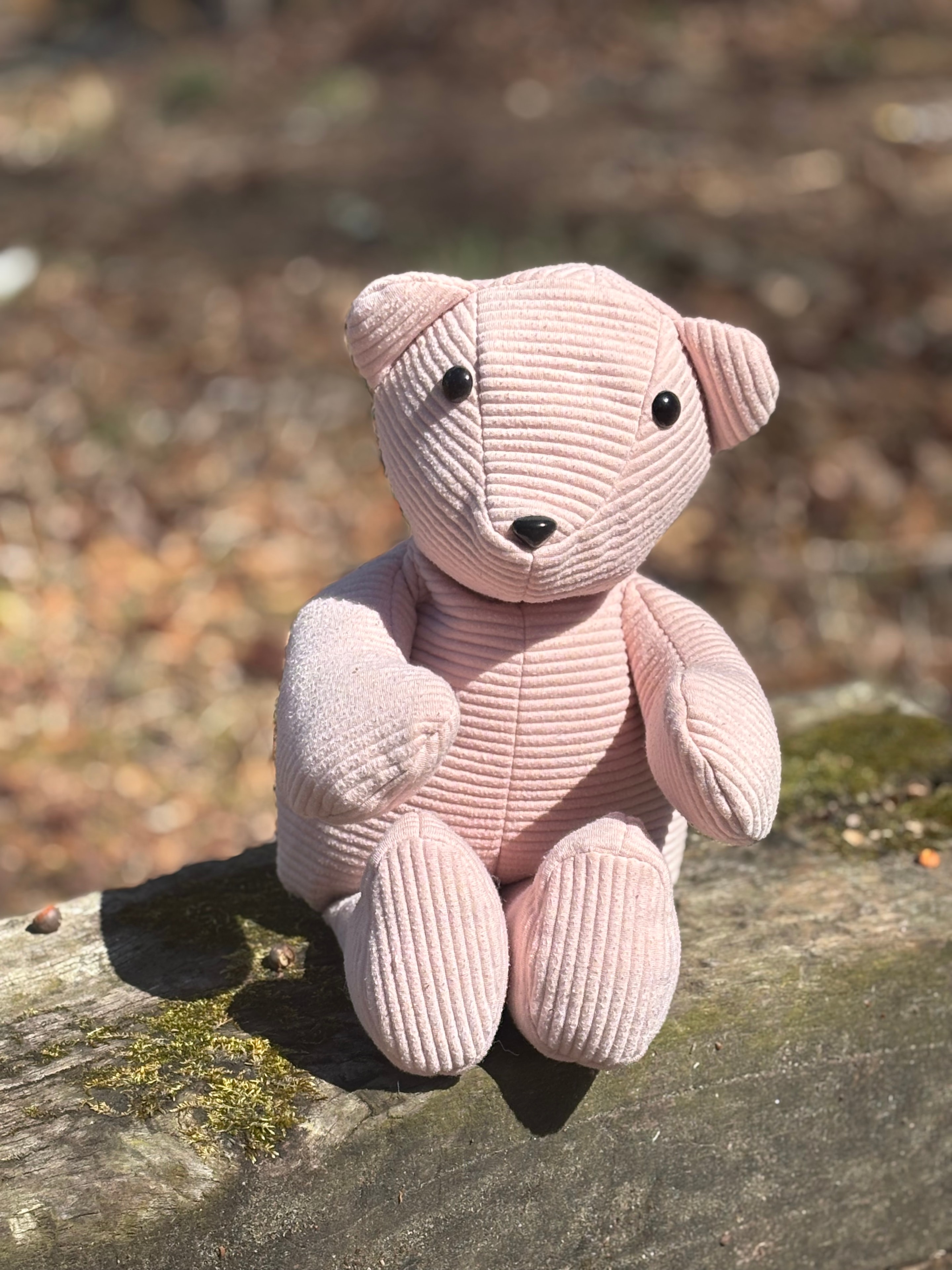 Handmade memory bear keepsake